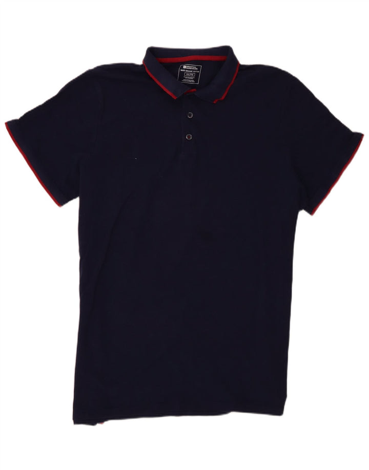 Mountain Warehouse Ανδρικό Πόλο Μπλουζάκι 2XL Navy Blue Cotton