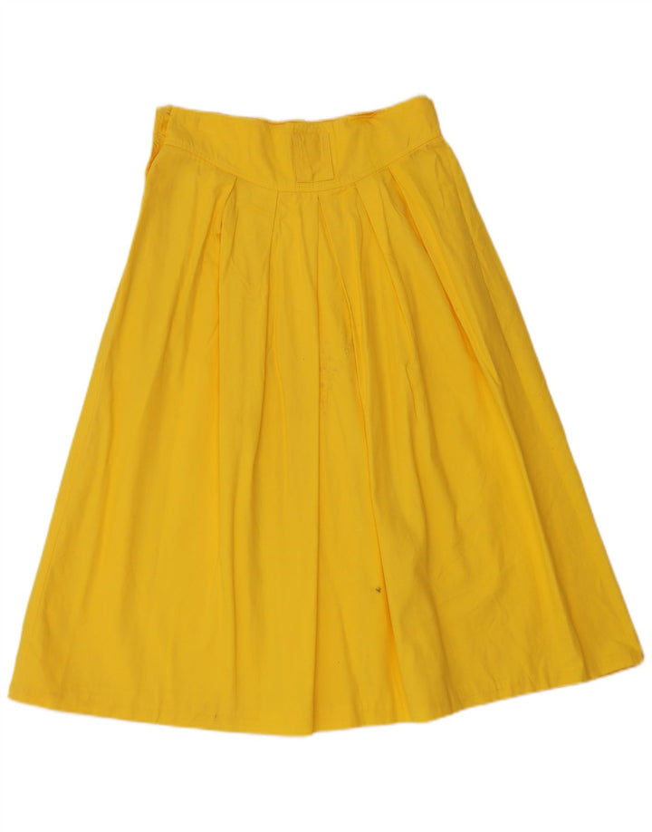 Penny Black Γυναικεία Flared Φούστα IT 44 Medium W28 Yellow Cotton