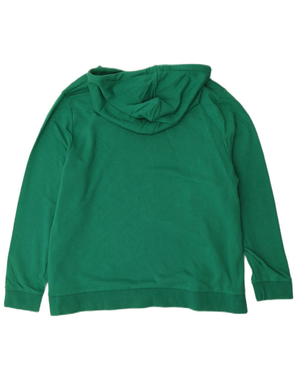 Marks & Spencer Womens Hoodie Jumper UK 24 4XL Πράσινο βαμβακερό