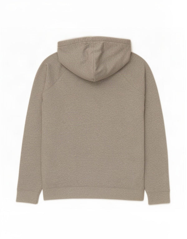 Jack Wills γυναικείο πουλόβερ με κουκούλα με φερμουάρ UK 16 μεγάλο γκρι βαμβάκι