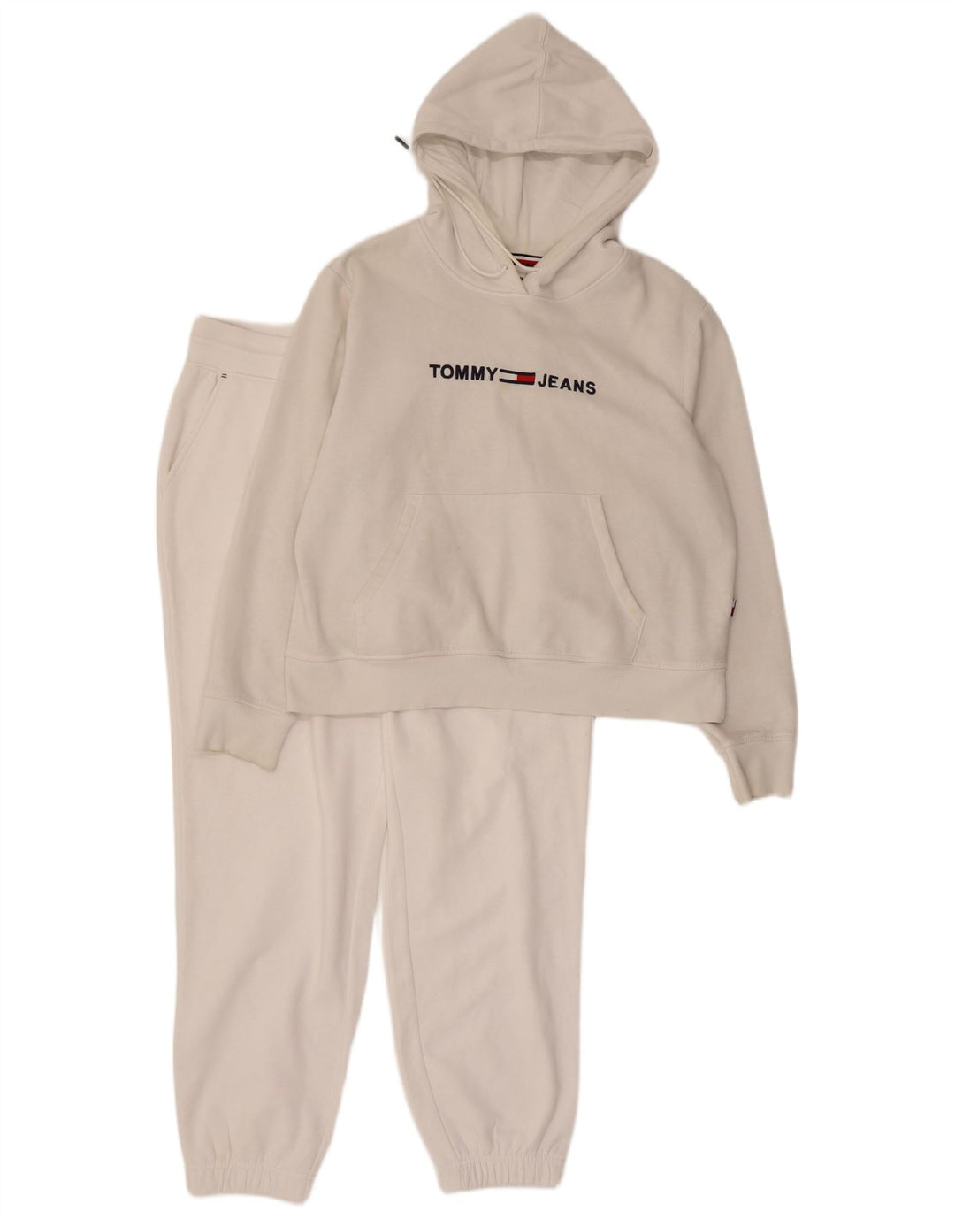 Tommy Hilfiger Γυναικεία Γραφική Ολόσωμη φόρμα UK 14 Μεσαίο λευκό βαμβακερό