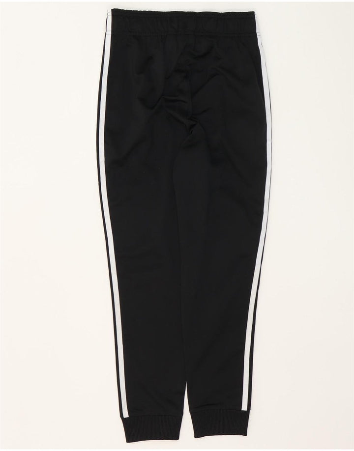 Adidas Boys Tracksuit Trousers Joggers 11-12 Years Black Polyester