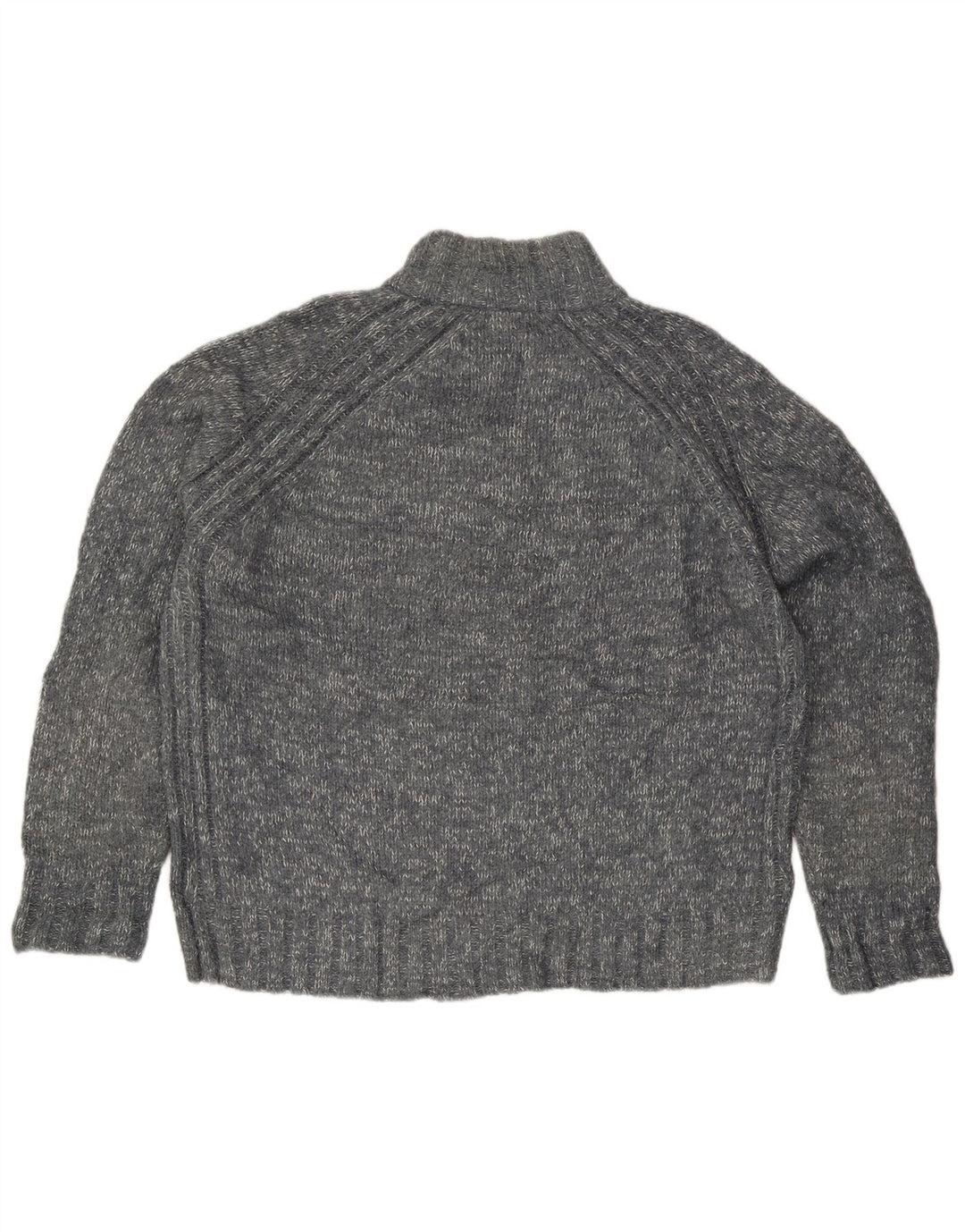 Ανδρικό πουλόβερ Marks & Spencer Blue Harbor με φερμουάρ XL με γκρι φλιτζάνι