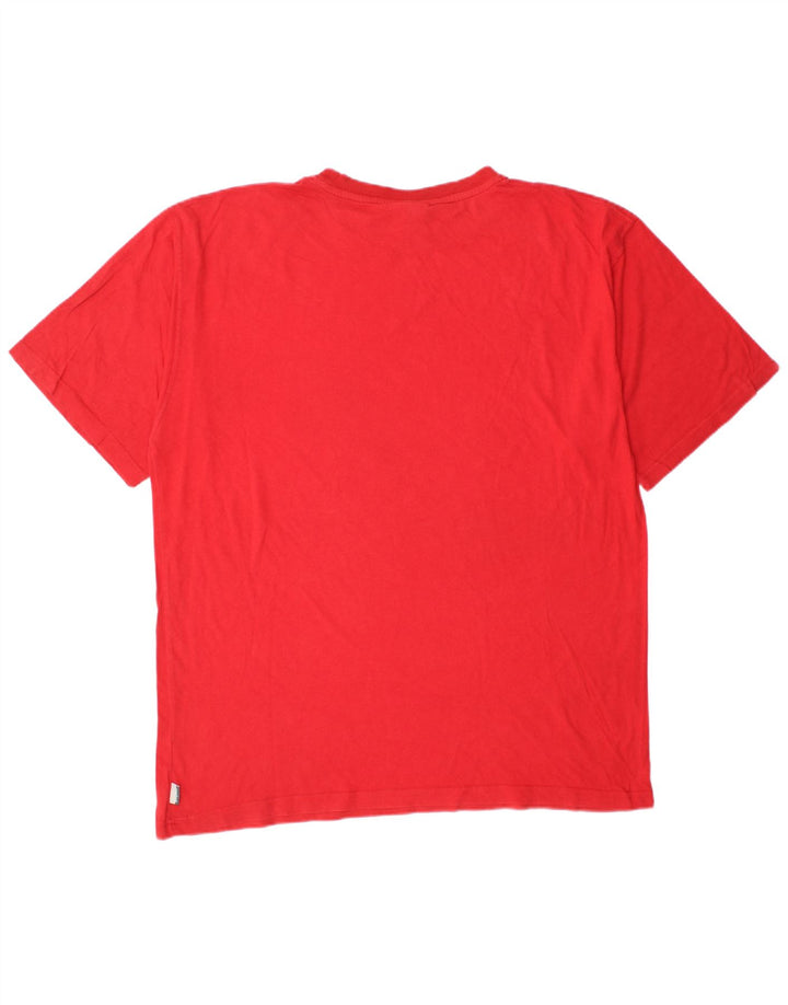 Ανδρικό γραφικό T-Shirt Reebok Top XL Red
