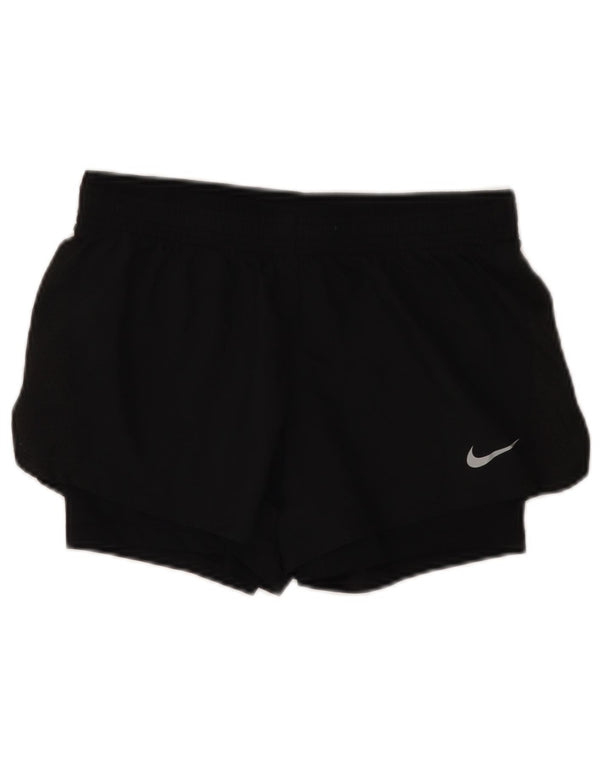 Γυναικείο αθλητικό σορτς NIKE Dri Fit UK 10 Small Black Polyester