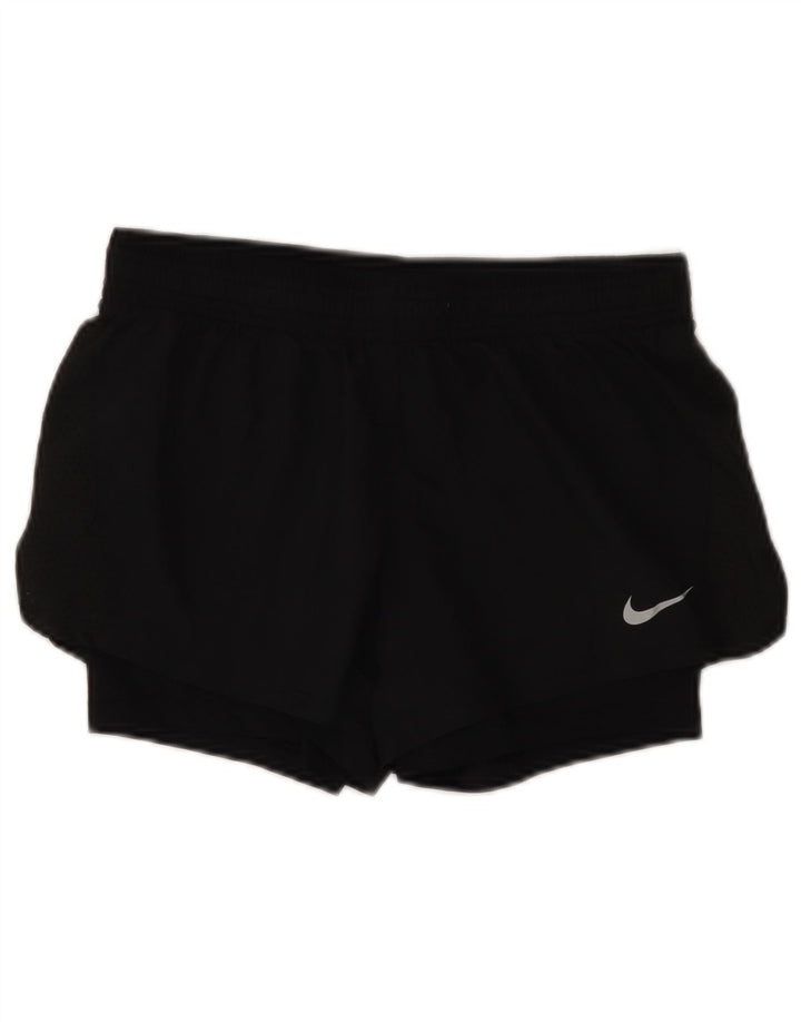 Γυναικείο αθλητικό σορτς NIKE Dri Fit UK 10 Small Black Polyester