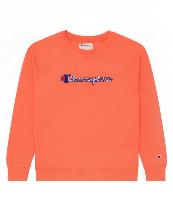 Champion Γυναικεία Γραφική Φούτερ Jumper UK 14 Medium Pink Polyester