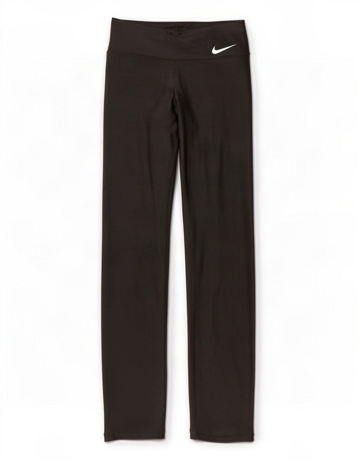 Γυναικείο κολάν Nike Dri Fit UK 14 Μεσαίο μαύρο πολυεστέρα