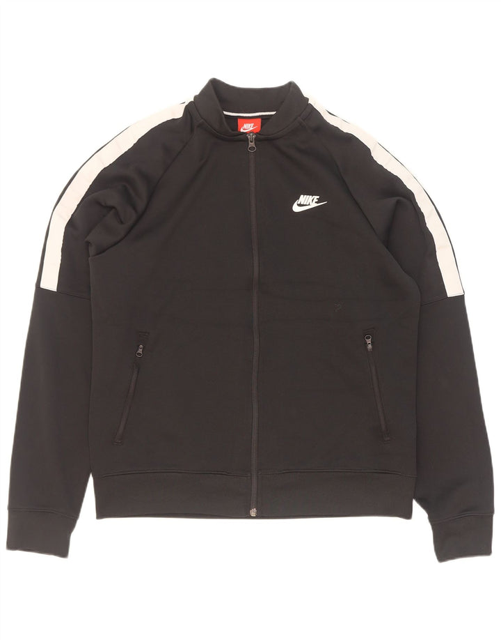 Ανδρική φόρμα Nike Μπουφάν μεσαίου μαύρου χρώματος πολυεστέρας