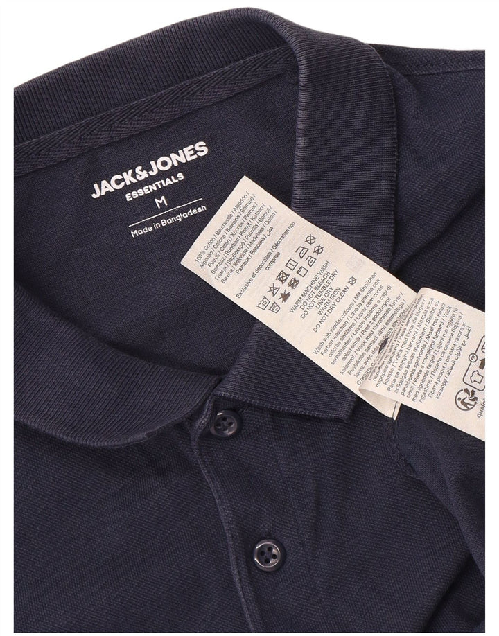 Ανδρικό μπλουζάκι πόλο Jack & Jones, μεσαίο ναυτικό, βαμβακερό
