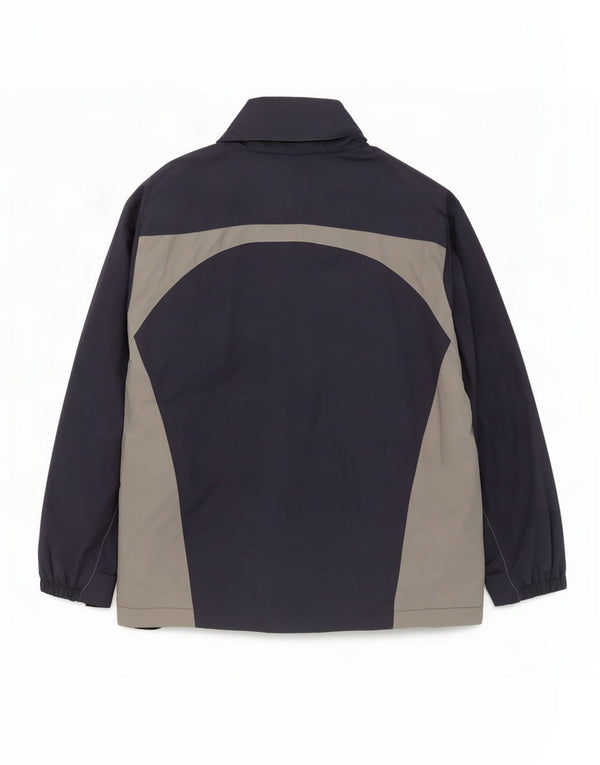 Ανδρικό μπουφάν βροχής με κουκούλα Kangaroos UK 40 Large Navy Blue Colorblock Nylon