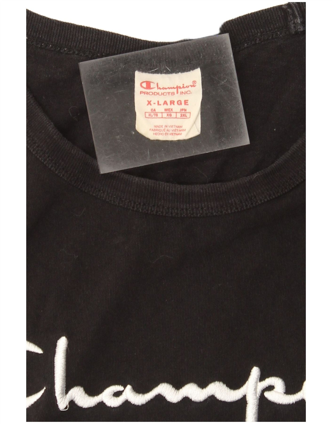 Ανδρικό γραφικό T-Shirt Champion Top XL Μαύρο