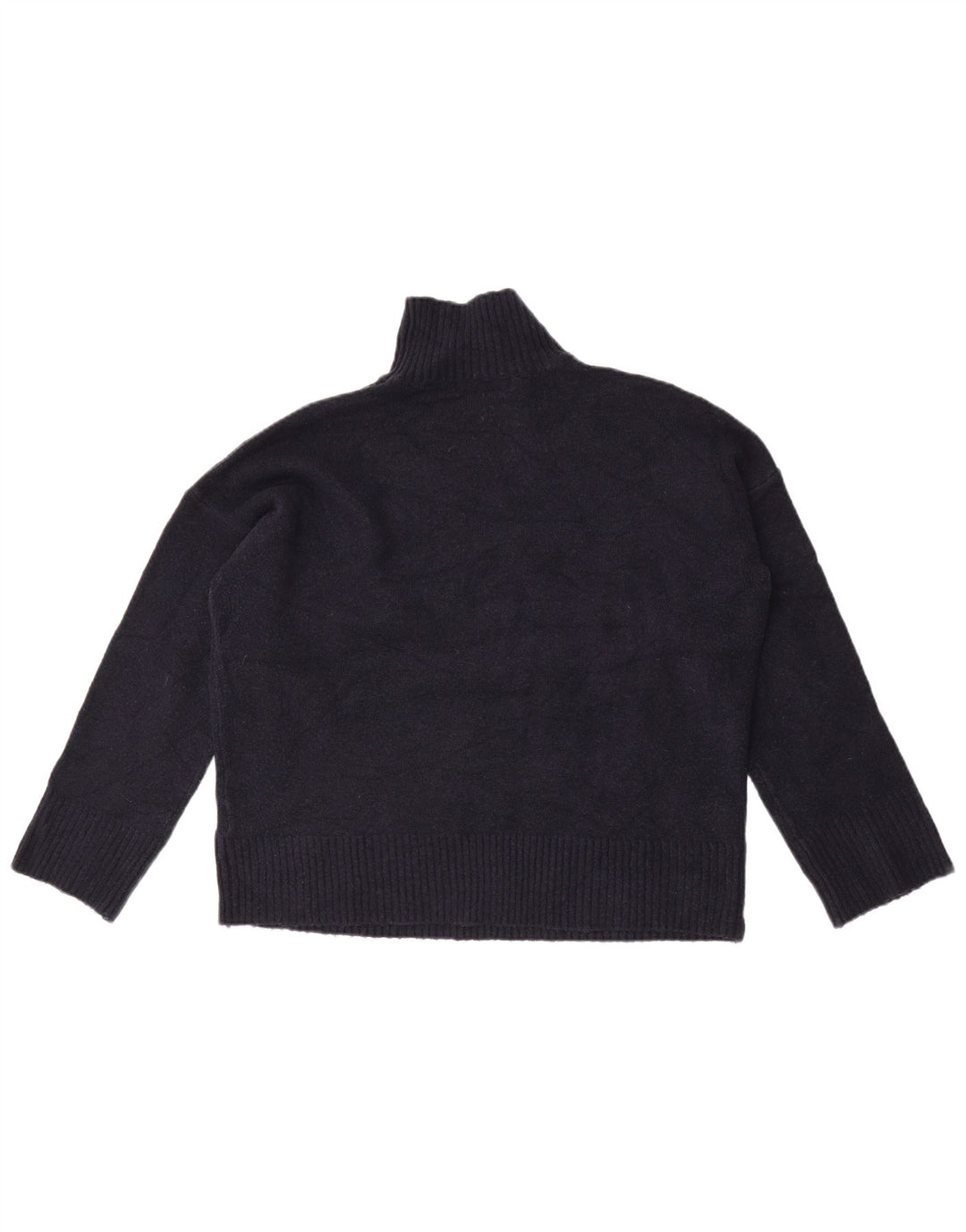 Marks & Spencer Γυναικείο πουλόβερ με λαιμό χελώνα UK 14 Medium Navy Blue