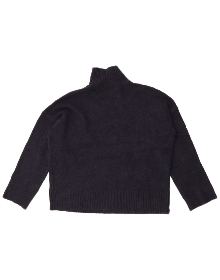 Marks & Spencer Γυναικείο πουλόβερ με λαιμό χελώνα UK 14 Medium Navy Blue