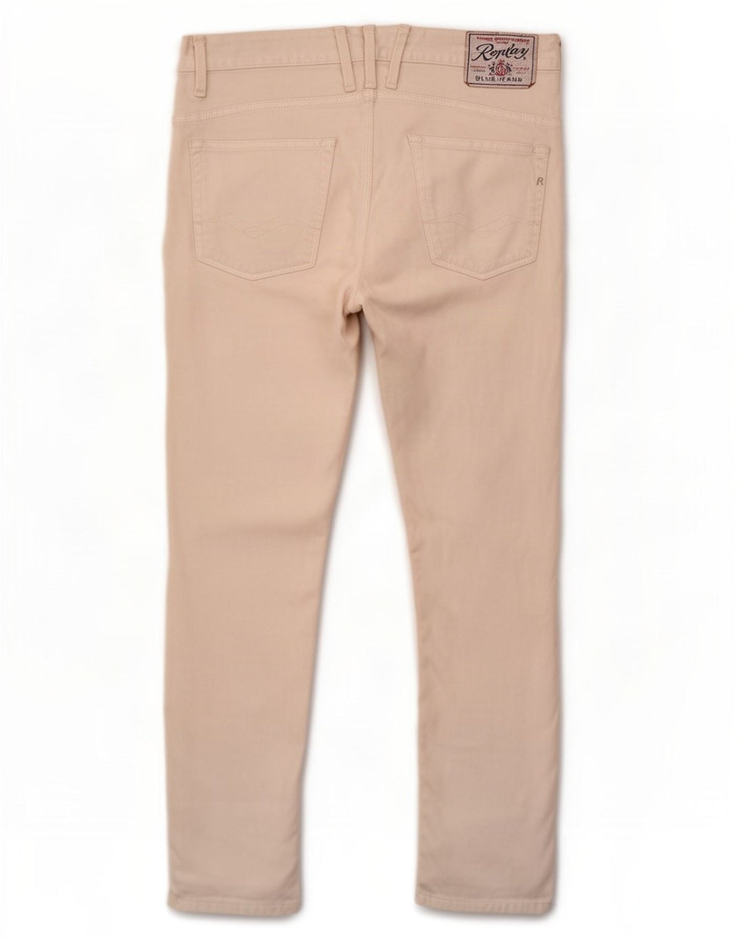 Replay Ανδρικό Jeto Straight Jeans W32 L31 Λευκό βαμβακερό
