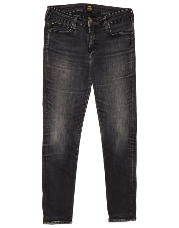 Lee Womens Scarlett Skinny Jeans W30 L27 Μαύρο βαμβακερό