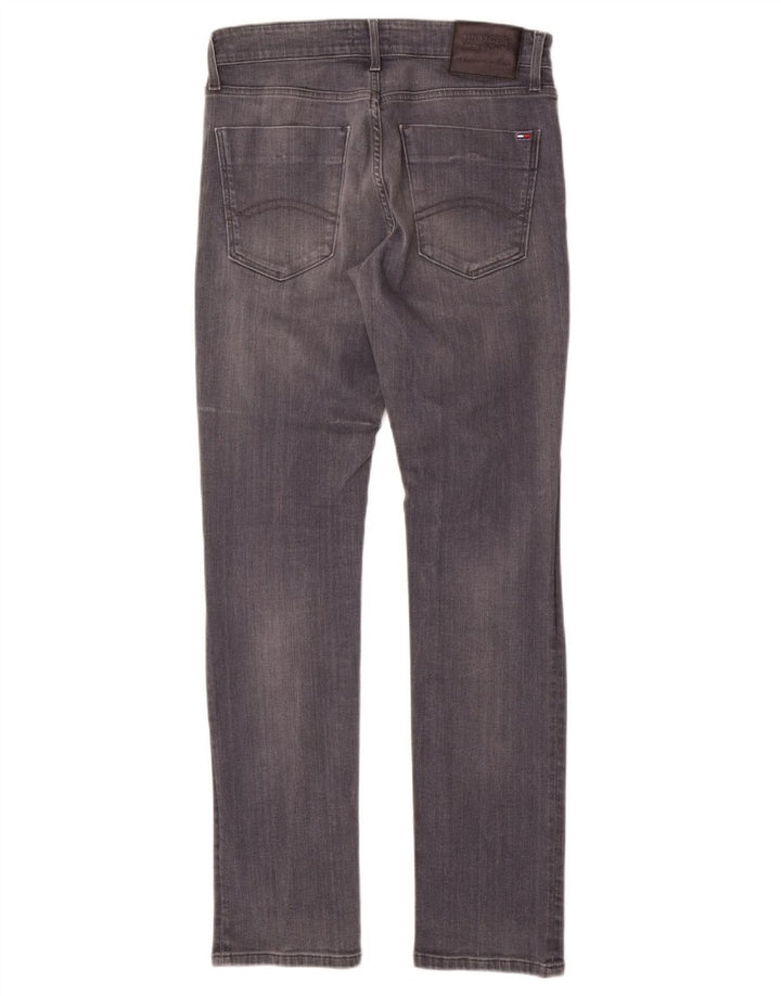 TOMMY HILFIGER Ανδρικό Slim Jeans W32 L32 Γκρι βαμβακερό