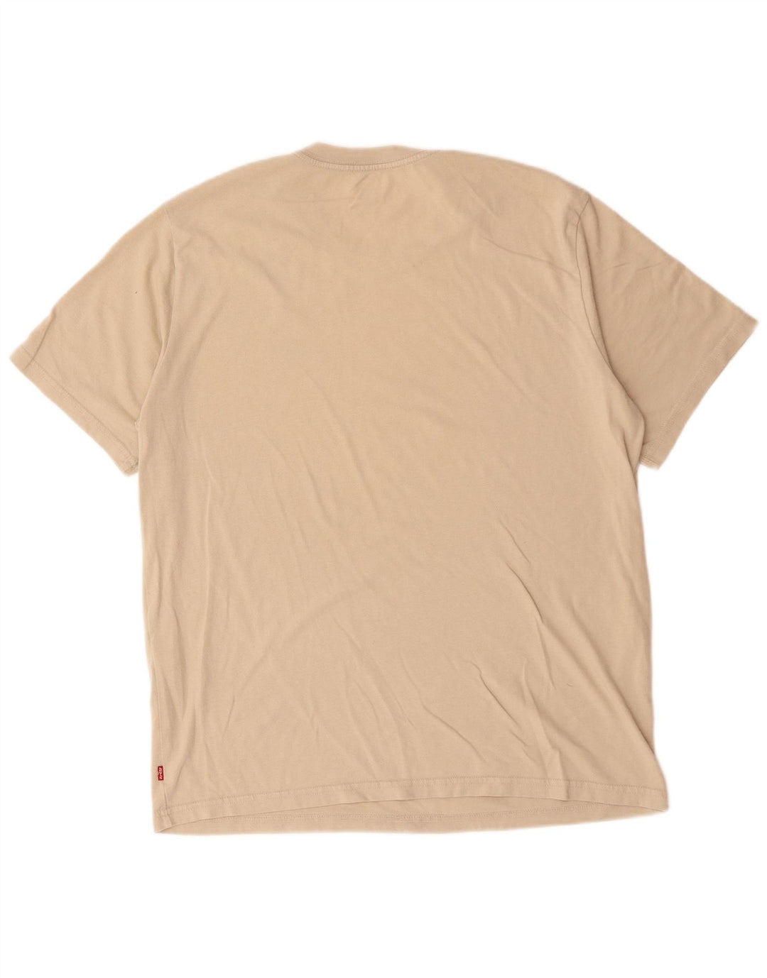 Ανδρικό μπλουζάκι Levi's Relaxed Graphic Top από μεσαίο μπεζ βαμβακερό