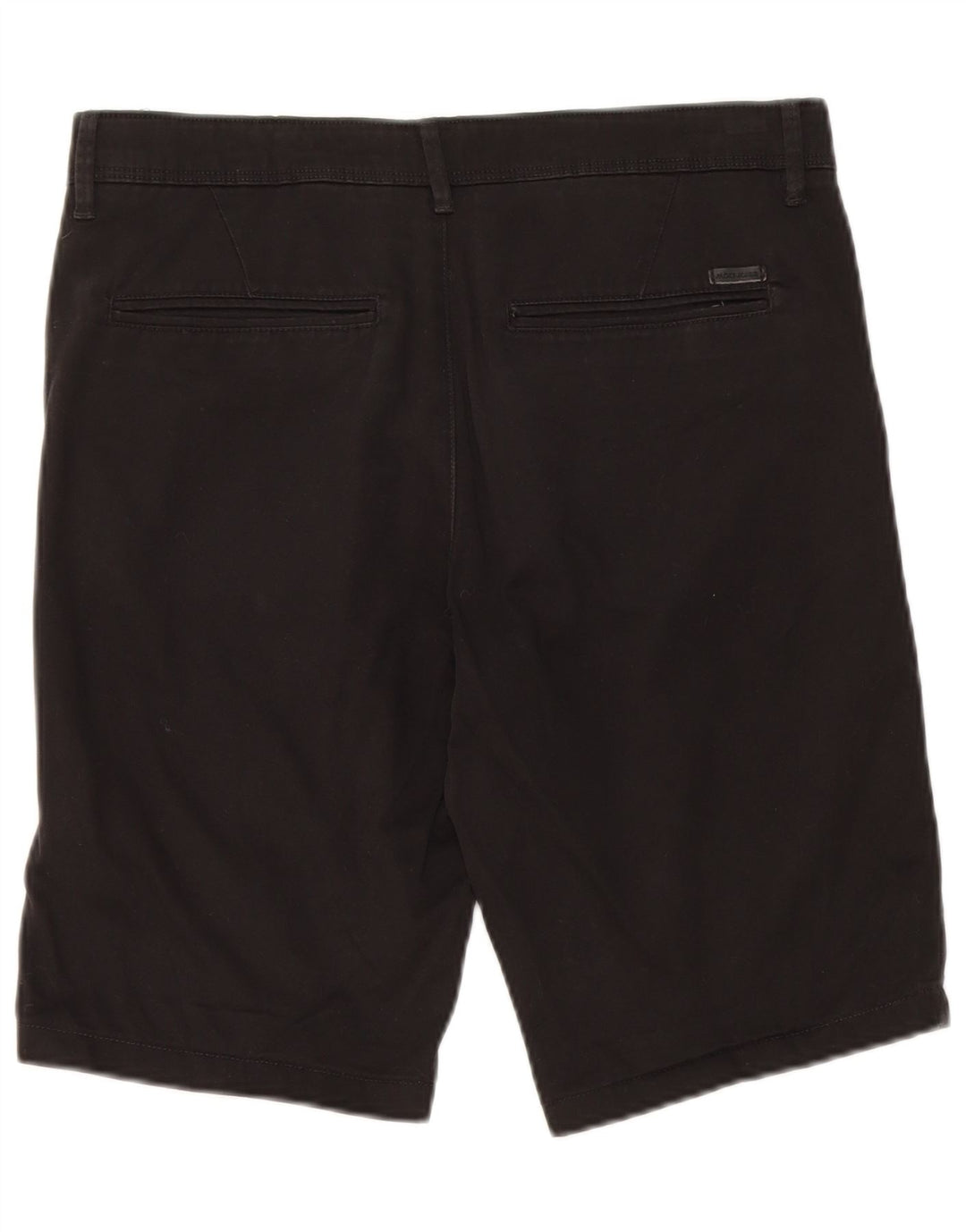 Ανδρικό σορτς Chino Jack & Jones Small W29 μαύρο βαμβακερό