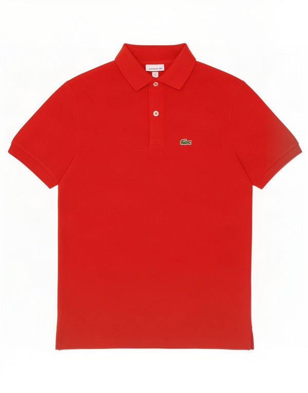 Lacoste Boys Polo πουκάμισο 13-14 ετών κόκκινο βαμβακερό