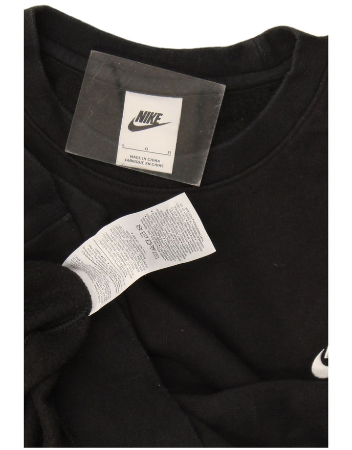 Ανδρικό φούτερ Nike Jumper μεγάλο μαύρο βαμβακερό