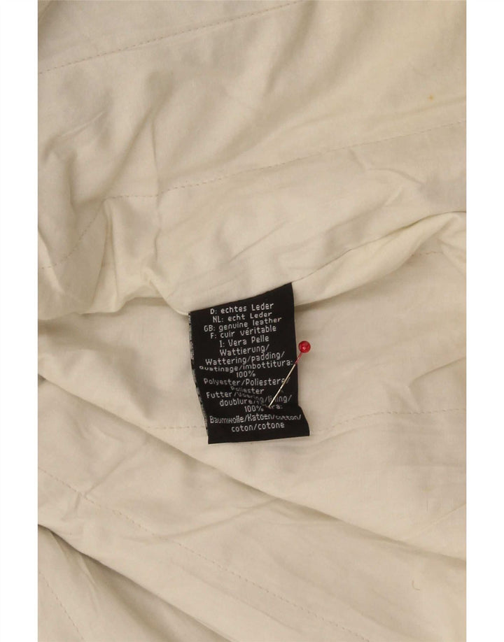 Ανδρικό δερμάτινο μπουφάν Tom Tailor UK 40 Large Grey Colourblock