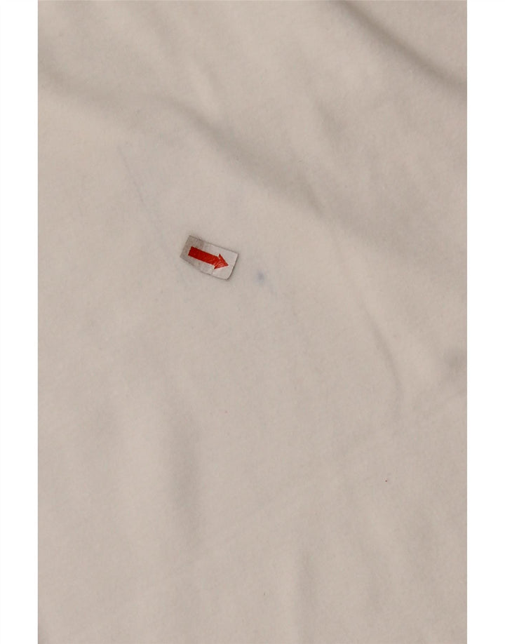 Γυναικείο GAS Graphic Polo πουκάμισο UK 18 XL Λευκό βαμβακερό