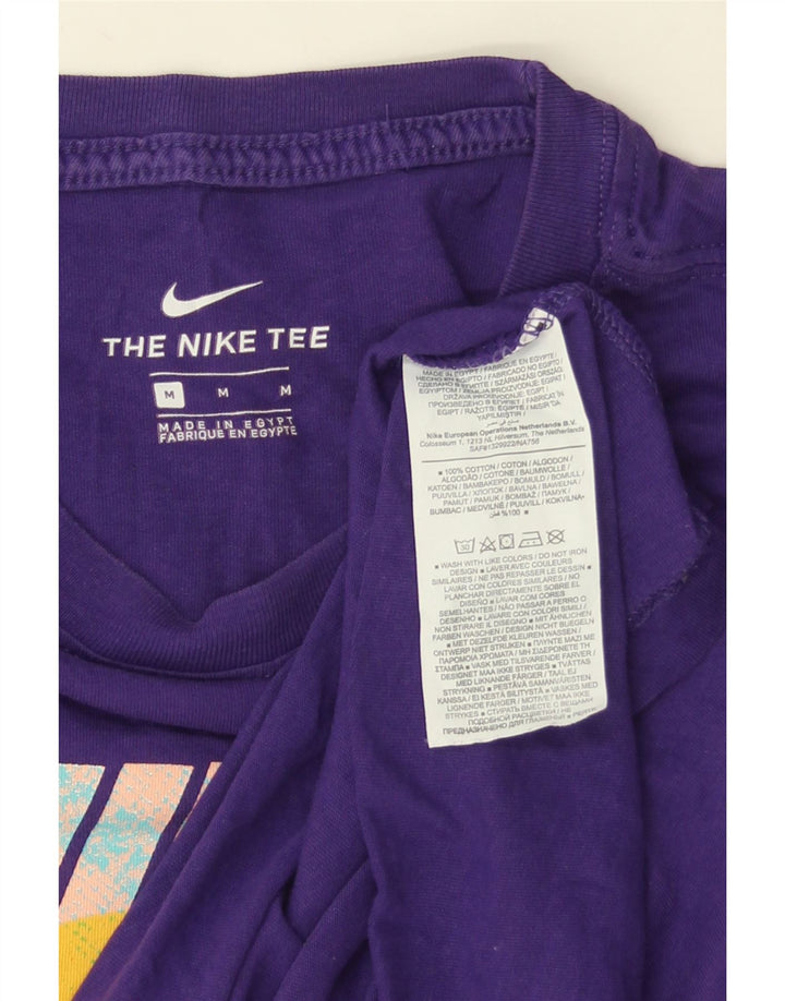 Ανδρικό γραφικό μπλουζάκι NIKE μεσαίο βαμβακερό