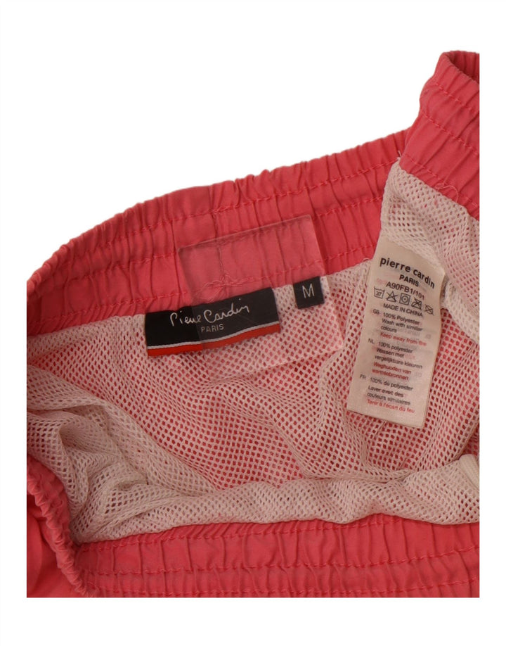 PIERRE CARDIN Mens Swimming Shorts Medium Pink Polyester