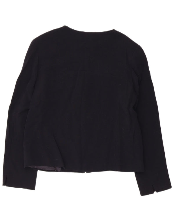 Max Mara Γυναικείο σακάκι UK 16 Large Navy Blue Virgin Wool