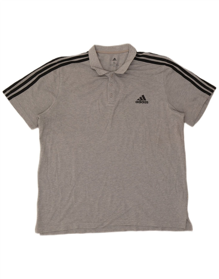 Ανδρικό πουκάμισο Adidas Polo XL Γκρι βαμβακερό