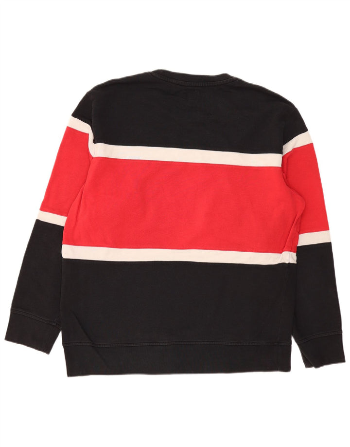 Ανδρικό γραφικό φούτερ Levi's Jumper Large Black Colourblock Βαμβακερό