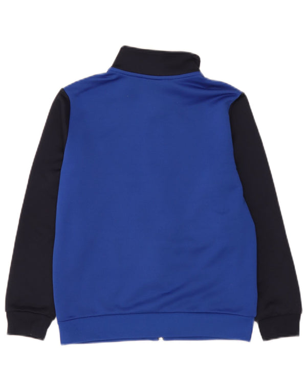 Adidas Boys Graphic αθλητική φόρμα Top Jacket 9-10 Years Blue Colourblock