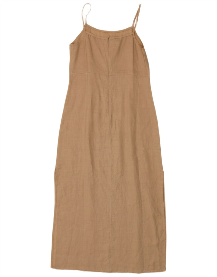 STEFANEL Γυναικείο Sundress UK 8 Small Beige Ramie