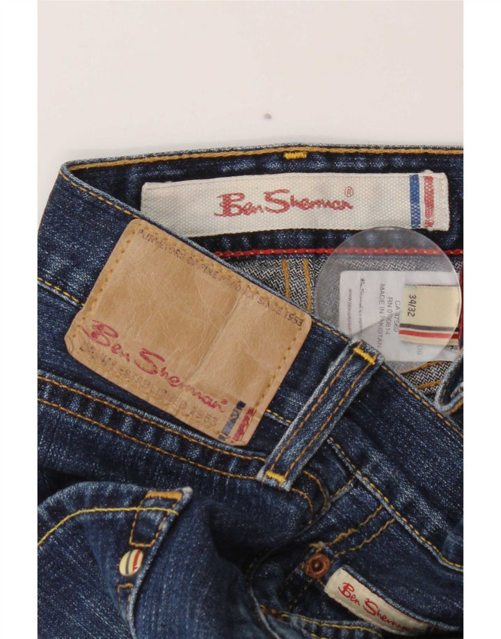 Ανδρικό τζιν ίσιο Ben Sherman W34 L32 Μπλε βαμβακερό