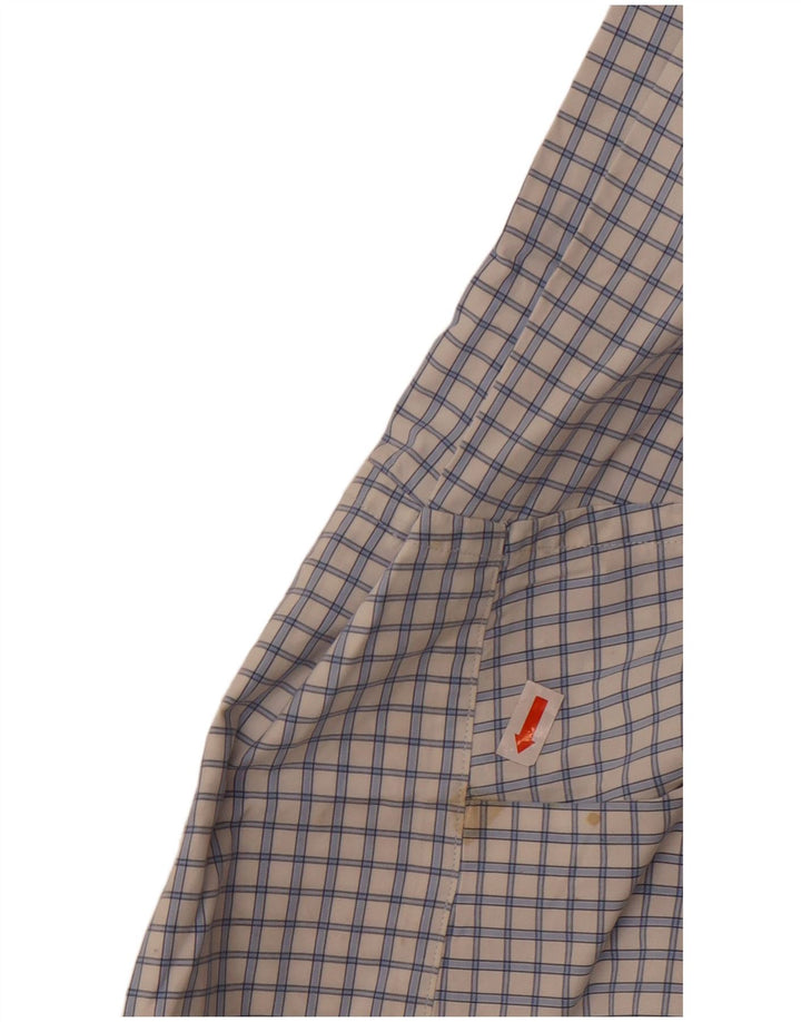 Ανδρικό πουκάμισο Eddie Bauer XL White Check Cotton