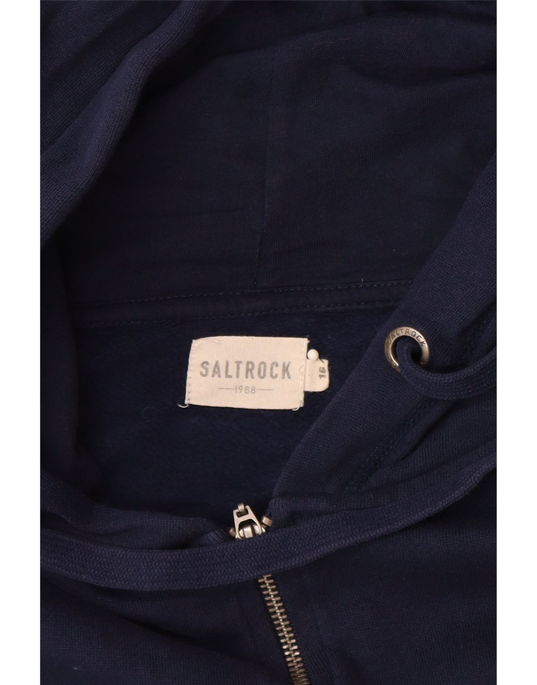 SALTROCK Γυναικείο πουλόβερ με κουκούλα με φερμουάρ μεγάλου μεγέθους UK 16, μπλε ναυτικό