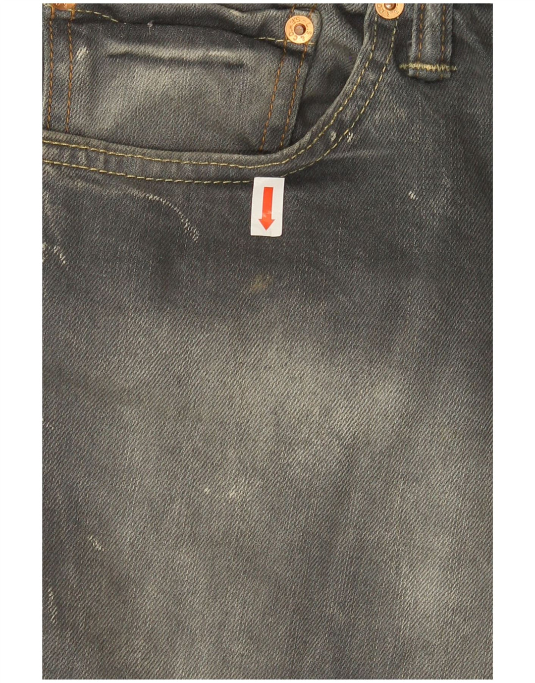 Levi's Mens 511 Slim Jeans W33 L34 Γκρι βαμβακερό