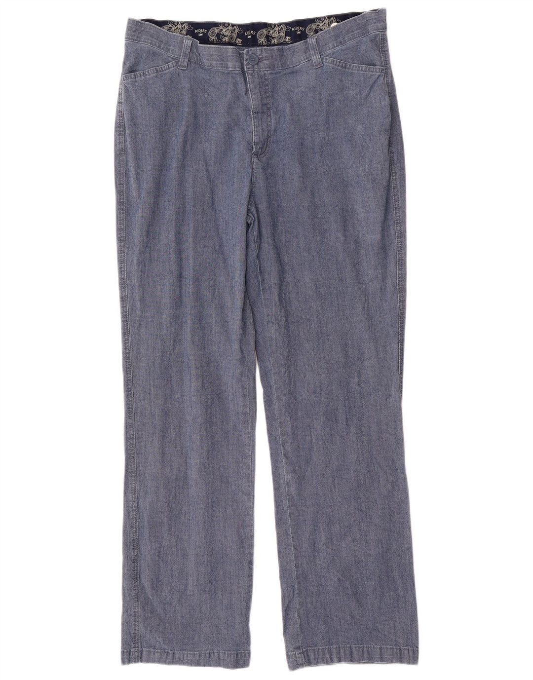 LEE Womens Riders Ψηλόμεσο Casual Παντελόνι US 18 2XL W36 L31 Blue