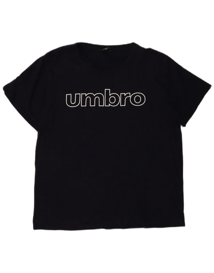 Ανδρικό γραφικό T-Shirt Umbro Top 2XL Navy Blue