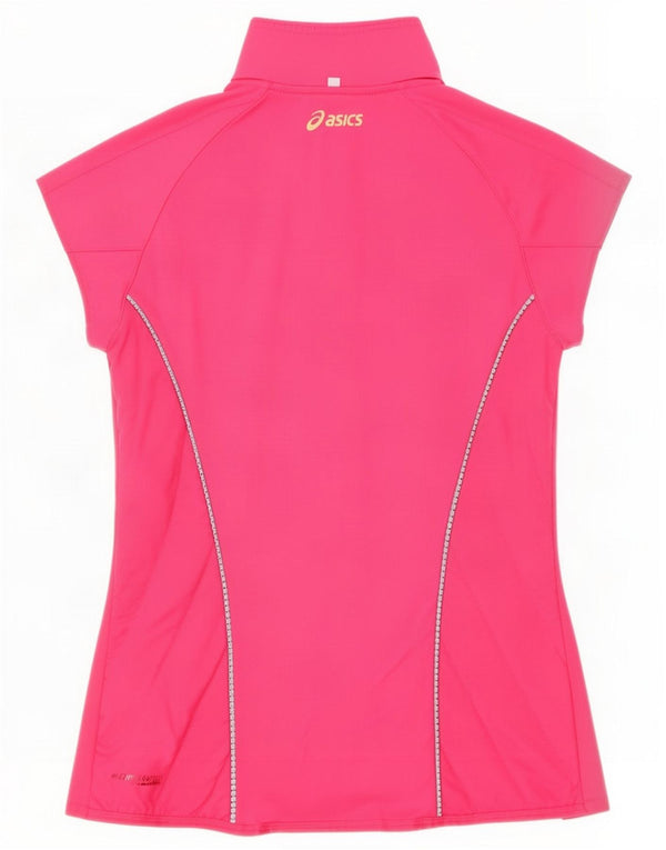 Asics Γυναικείο κοντομάνικο Gilet UK 6 XS Pink Polyester