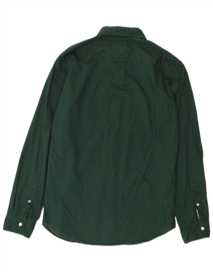 Ανδρικό πουκάμισο American Eagle Classic Fit, Βαμβακερό μικρό πράσινο με στίγματα