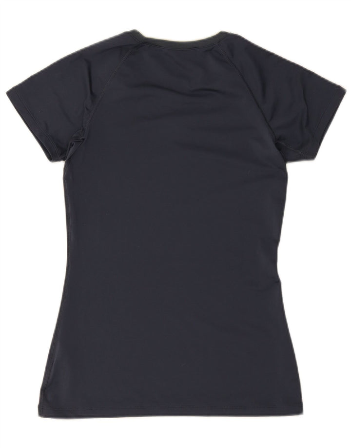 Γυναικείο T-shirt Nike Dri Fit Top UK 12 Medium Navy Blue Polyester