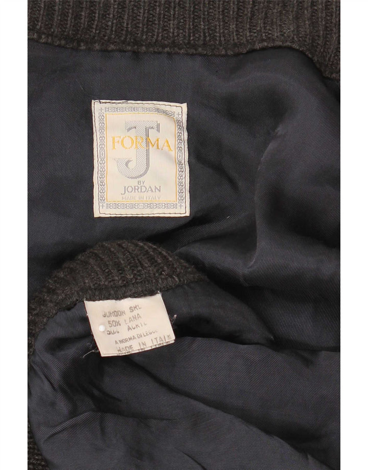 Ανδρικό πουλόβερ vintage ζακέτα 2XL γκρι μαλλί