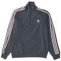 Ανδρικό φούτερ Adidas με φερμουάρ, μεσαίο βαμβακερό γκρι