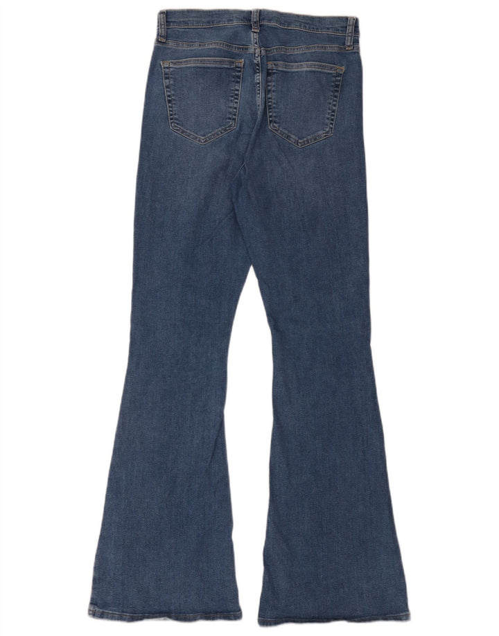 Topshop Γυναικείο Τζιν Jamie Flared W30 L32 Μπλε βαμβακερό