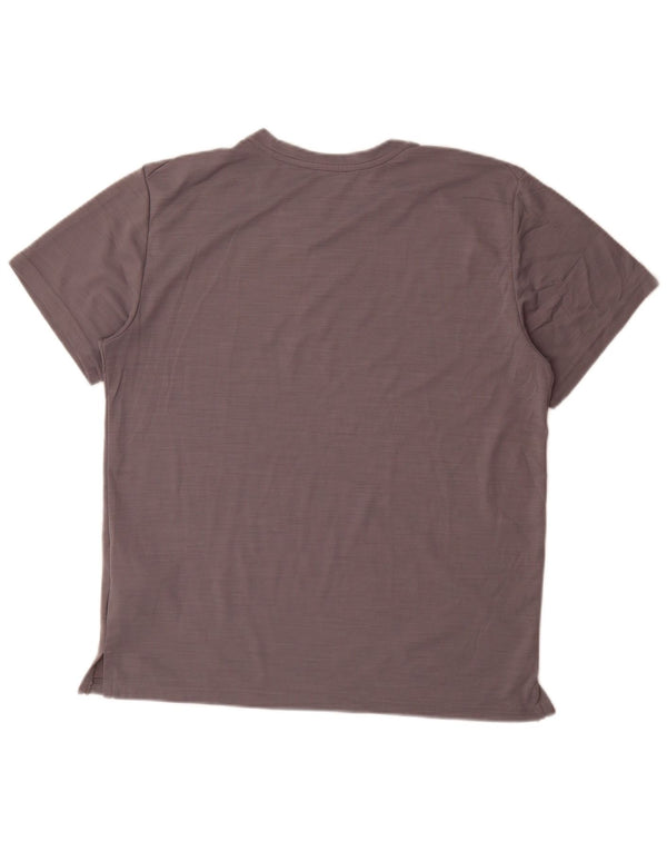 Ανδρικό μπλουζάκι Nike Dri Fit Τοπ μεσαίου γκρι πολυεστέρας