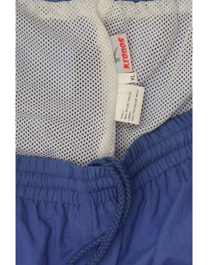 Ανδρική φόρμα Kronos Παντελόνι XL Blue Colourblock Polyester Sports