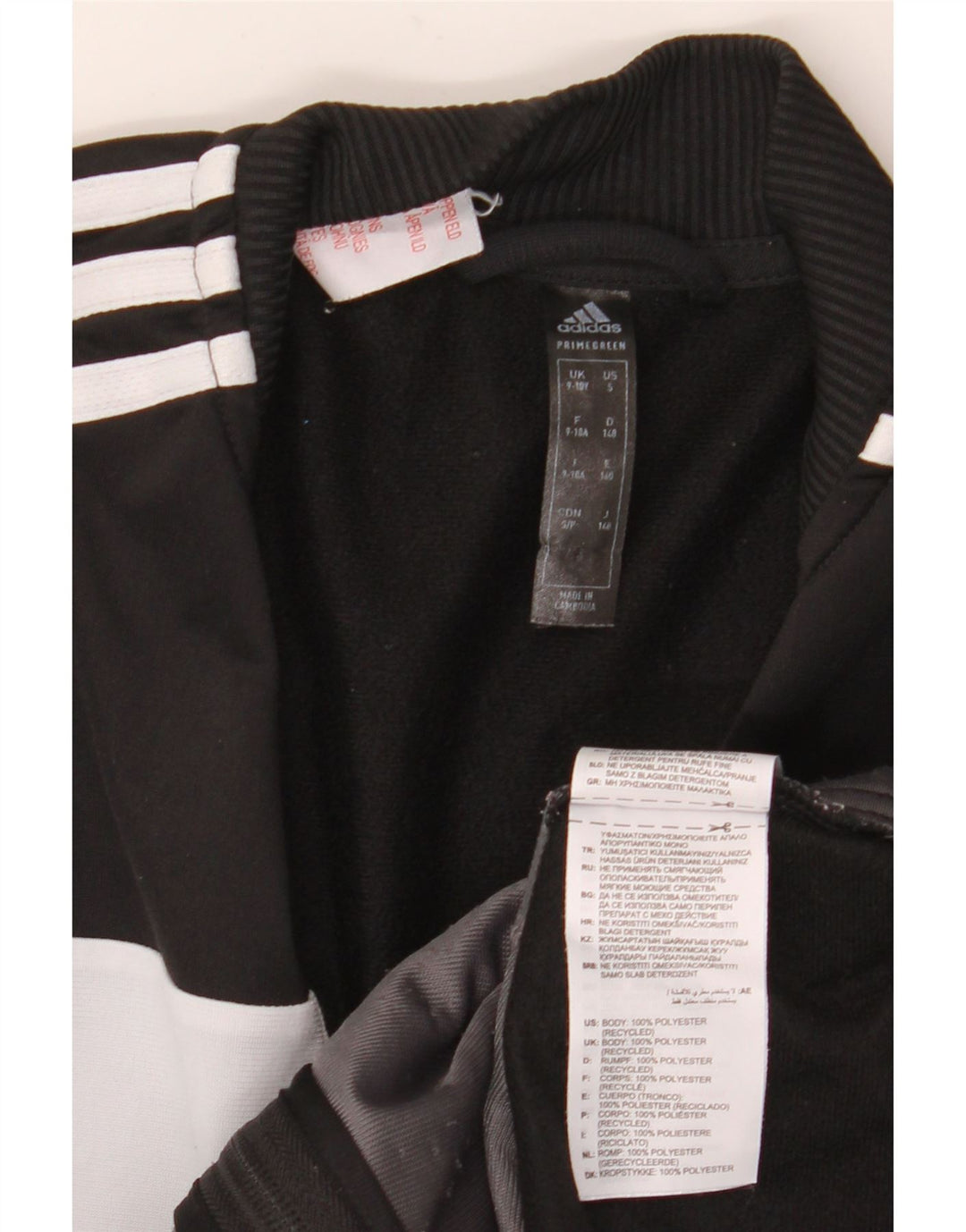 Adidas Boys αθλητική φόρμα Adidas Top Jacket 9-10 Years Black Colourblock Polyester