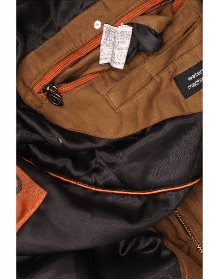 Ανδρικό Suede Jacket Douglas UK 46 3XL Beige Leather